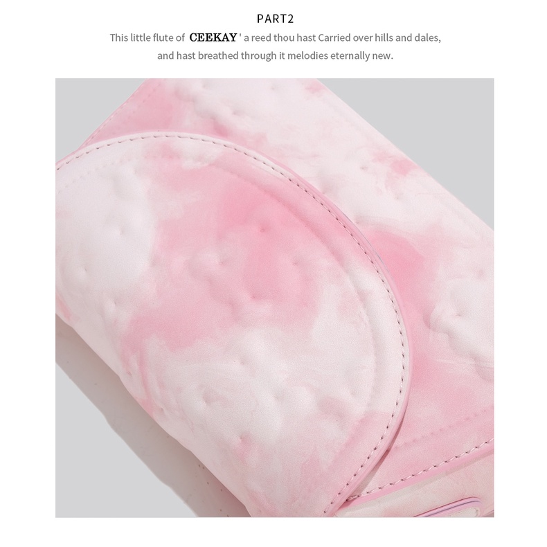 Túi xách Ceekay kẹp nách màu mix sang chảnh