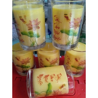 Nến bơ ly tròn, hộp 6ly cháy hơn 17h