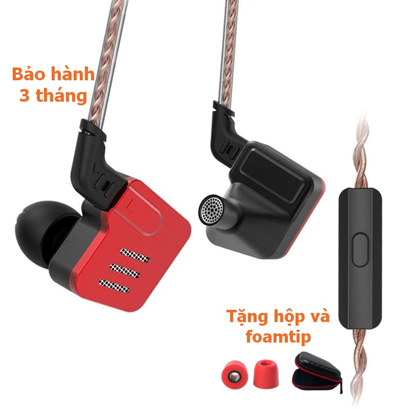 [NC] Tai Nghe KZ BA10 10 Driver Hifi Inear | Công nghệ Tubeless | Vỏ nhôm | Nghe tạp | Chuyên nghe Lossless | Có Mic