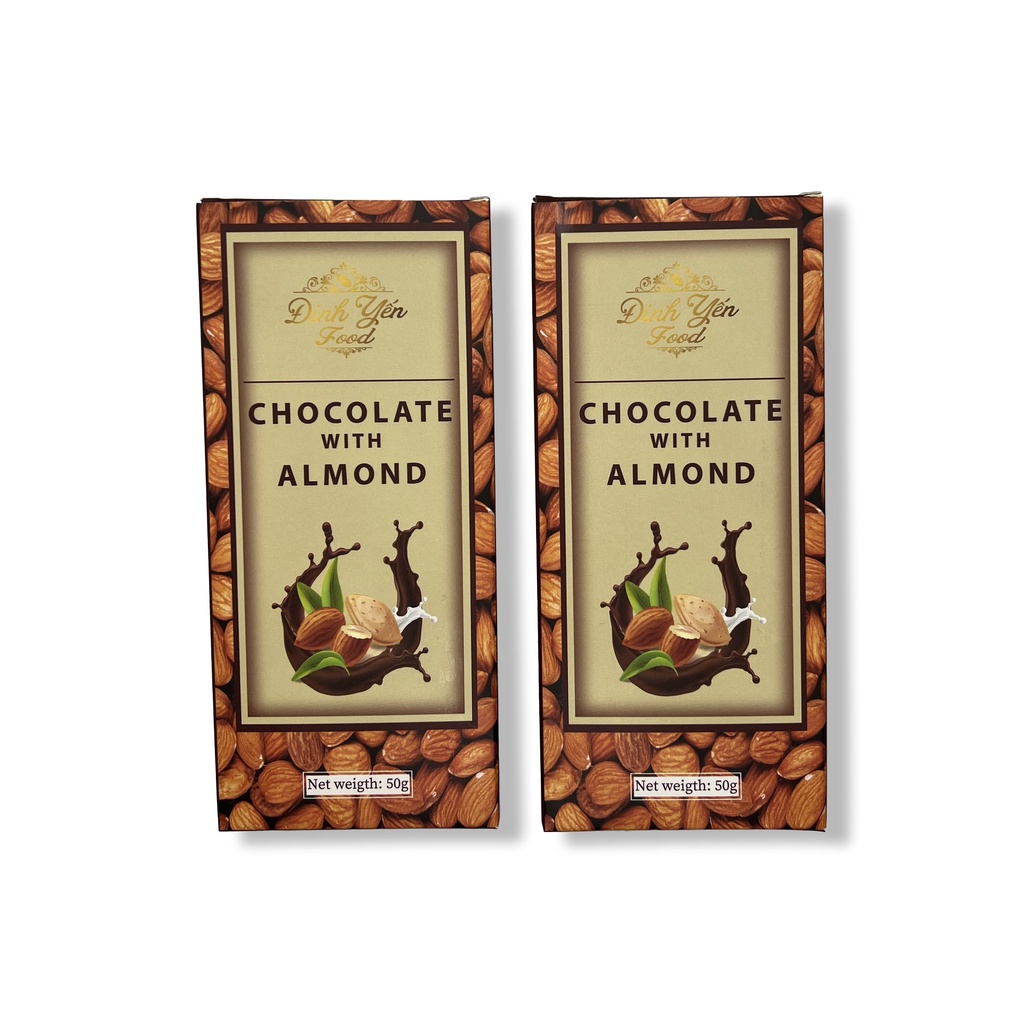 Socola Mix hạnh nhân DinhYen 50g đồ ăn vặt siêu ngon giá rẻ