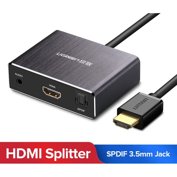 Cáp chuyển HDMI to HDMI + Audio và 1 cổng quang SPDIF 7.1 Ugreen 40281