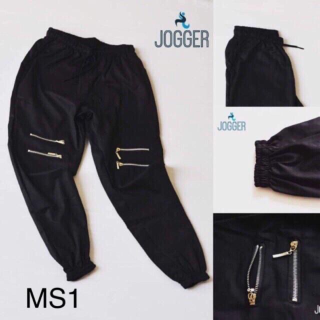 Quần jogger kaki nam/nữ có khoá kéo zipper JK4 - có size S và XXL