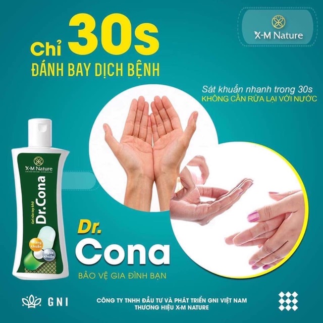 Gel rửa tay khô Dr.cona tặng kèm bút game , kháng khuẩn 100%, Bộ y tế thông qua bán tại các nhà thuốc, hiệu thuốc.