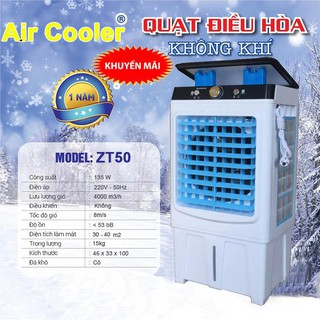 Quạt Hơi Nước Air Cooler ZT50-40 Lit - Tặng Hộp Đá