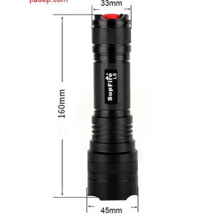 Đèn pin Siêu sáng SuperFire (Hàng mới, Ánh sáng mạnh chiếu rất xa)