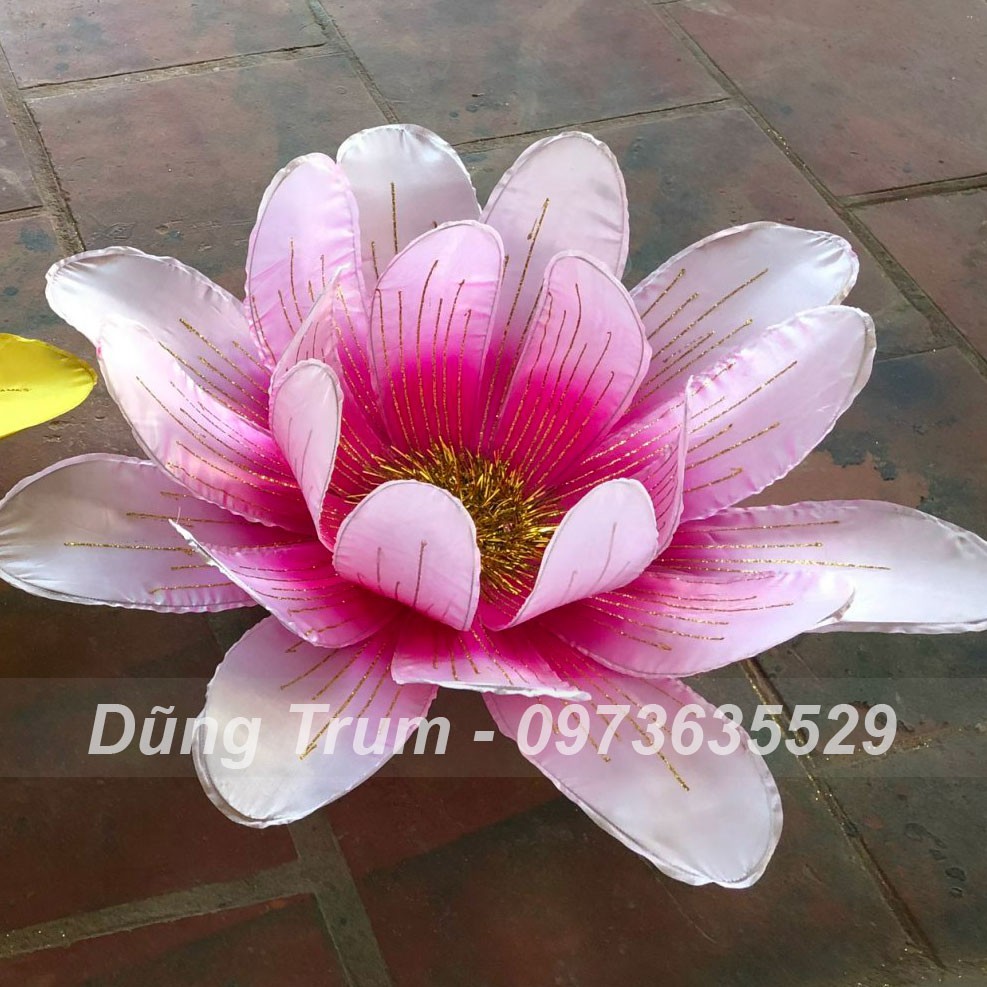 Hoa múa văn nghệ 21 cánh phối màu siêu đẹp, nan sắt đàn hồi cực bền