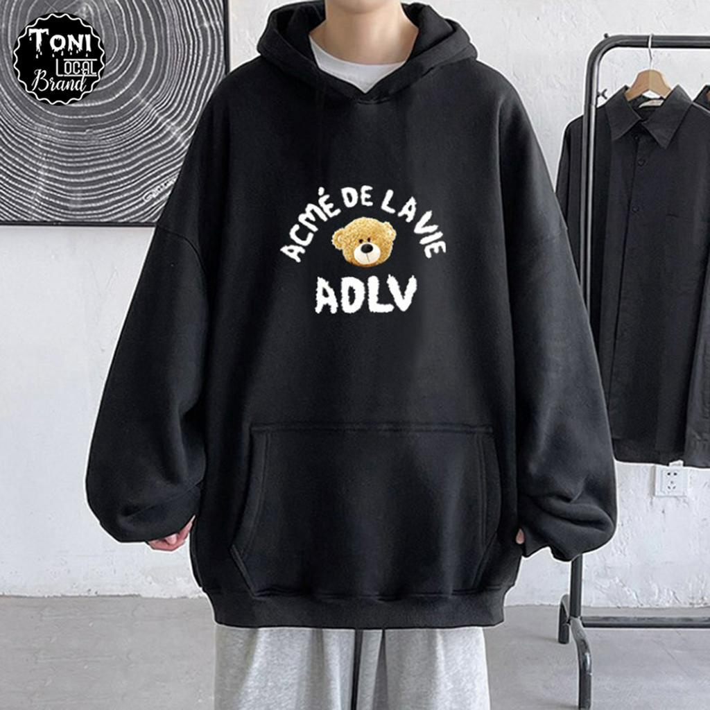 Áo Hoodie Local Brand ADLV nỉ bông cực dày form rộng Unisex giữ ấm chống nắng