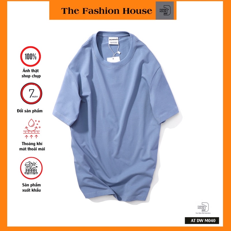Áo thun nam trơn áo phông nam đẹp trơn basic cotton thoáng mát The Fashion House DENIWO 2021 | BigBuy360 - bigbuy360.vn