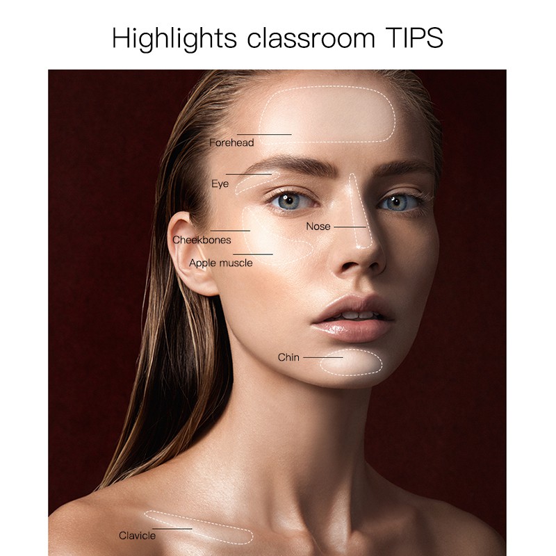 Phấn bắt sáng Pudaier phối nhũ lấp lánh mang lại lớp trang điểm nổi bật 51g