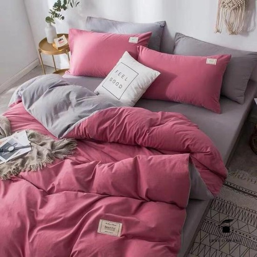 Bộ sưu tập Chăn Ga Gối 3 [CÓ CHĂN LÓT BÔNG THÔNG MINH] Cotton Basic đơn giản 🍃 | BigBuy360 - bigbuy360.vn