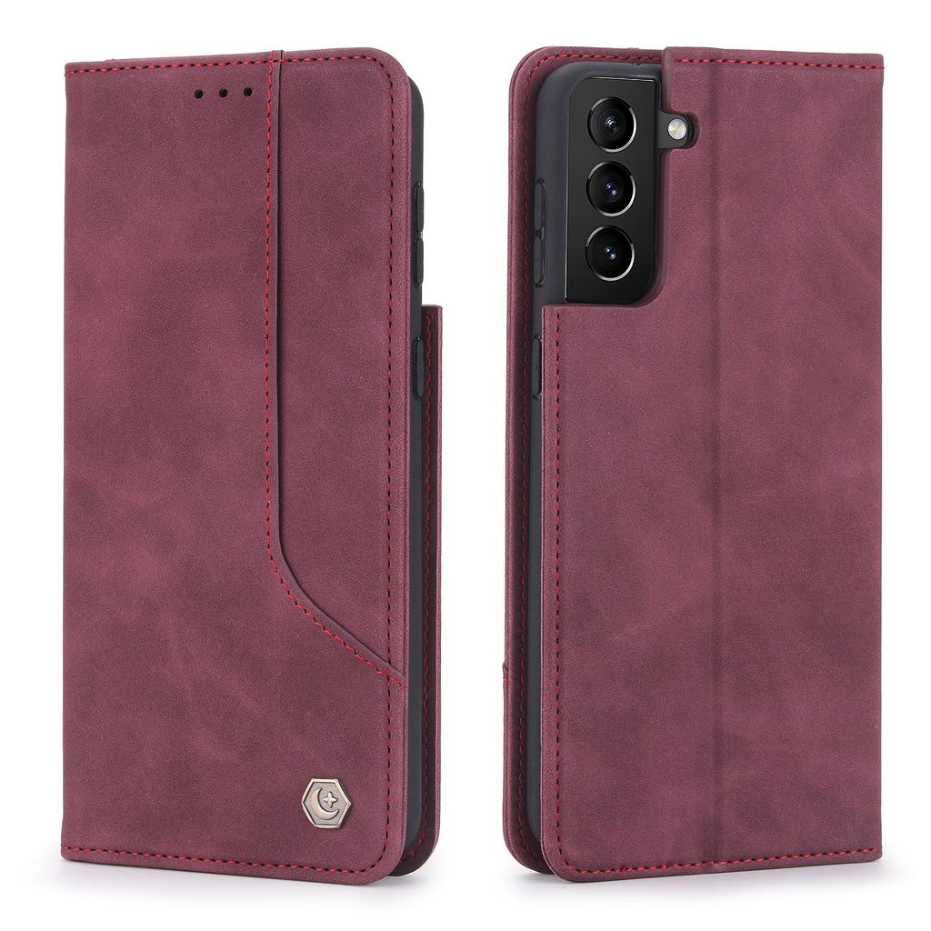 Case for Samsung Galaxy S21 Ultra 5G / S21+ 5G / S21 FE 5G /S21 5G Ốp Điện Thoại Bằng Da Dành Cho