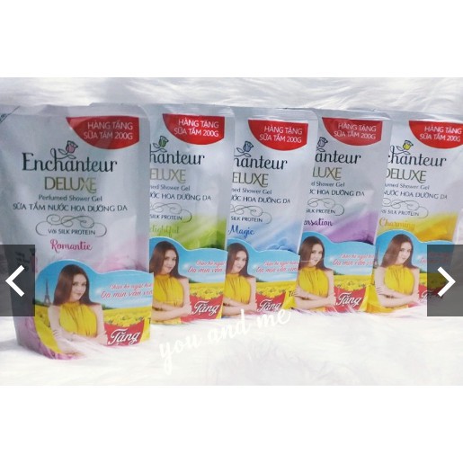 Sữa Tắm Hương Nước Hoa Enchanteur 200g /450g(hàng tặng)