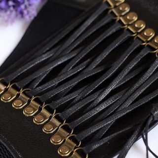 DÂY NỊT THẮT LƯNG NỮ GIẢ CROSET CO GIÃN 
MẶC ĐẦM