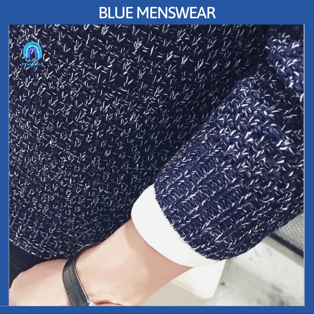 Áo Len Nam cổ tròn tiêu dày dài tay đẹp giá rẻ cao cấp AL77 - BLUE MENSWEAR | BigBuy360 - bigbuy360.vn