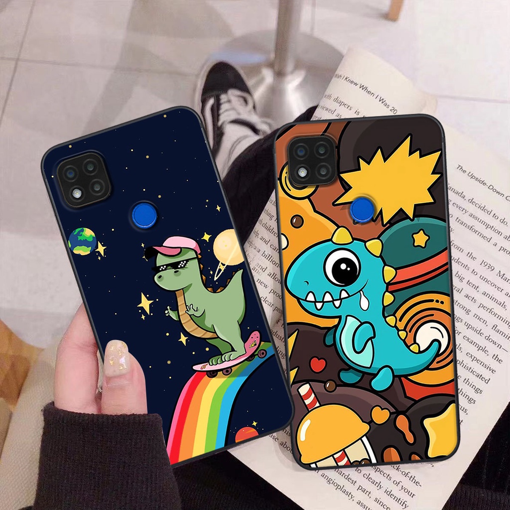 Ốp lưng ép kính Xiaomi Redmi 9C/ Redmi 9C NFC/ Redmi Poco C3 dễ thương