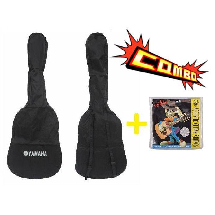 Combo bao guitar + bộ dây đàn Guitar Acoustic Alice A206