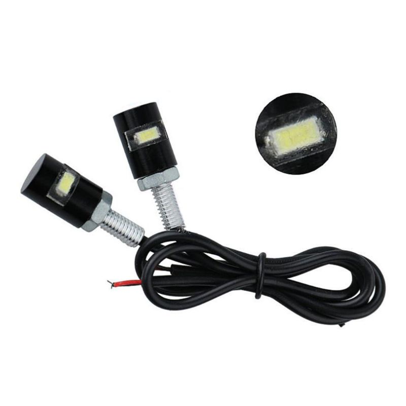 Set 2 Đèn LED 12V Chống Nước Gắn Biển Số Xe Hơi Xe Tải RV