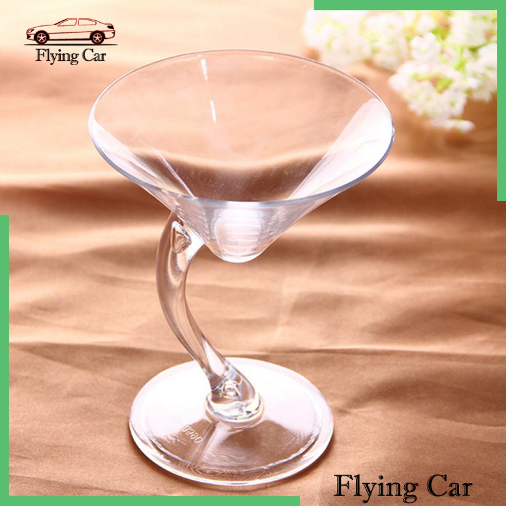 Ly Thủy Tinh Uống Cocktail Hình Xe Hơi Bay Sáng Tạo