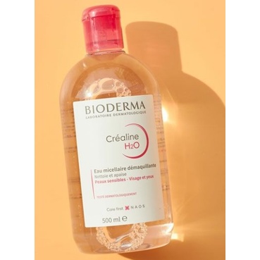 100% A U T H NƯỚC TẨY TRANG BIODERMA H2O LÀM SẠCH DA 500ML(NẮP NHẤN)