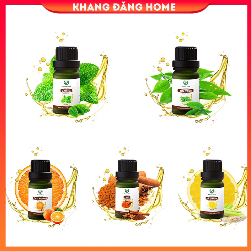 Combo 5 lọ tinh dầu