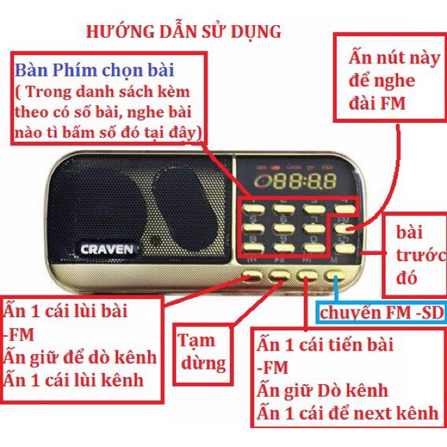 Đài Nghe Nhạc thẻ nhớ 8Gb Kingston [ Chính Hãng ]