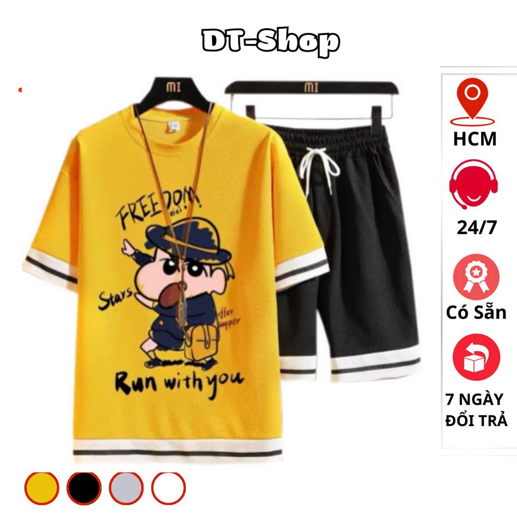 Bộ thể thao nam- bộ hè cộc tay Cusinn gồm áo thun và quần short đùi có túi tiện lợi