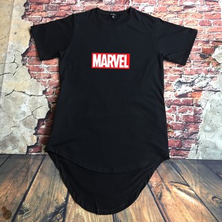 Áo Long Tee Marvel Đen