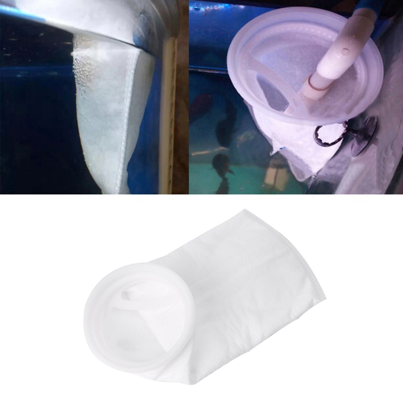 Set 100 Túi Lọc Bằng Nylon Dài 4 Inch Cho Bể Cá 9 Inch