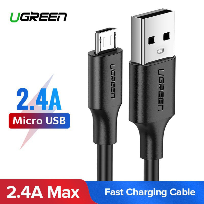 Cáp Micro USB dài 2M màu đen Ugreen 60138