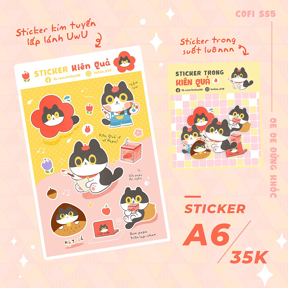 Sticker Kiên Quả