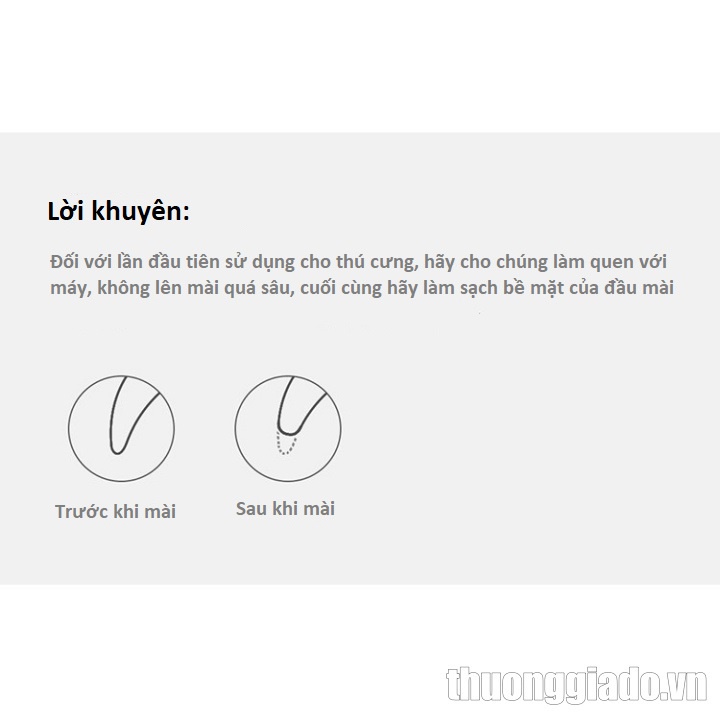 Máy mài móng điện cho thú cưng Xiaomi Pawbby (MG-NG001)