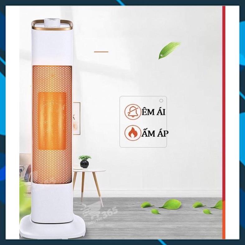 Máy sưởi đứng - Quạt sưởi đứng TCL, làm ấm nhanh, có thể xoay 120 độ- Hàng chính hãng Bảo hành 12 tháng