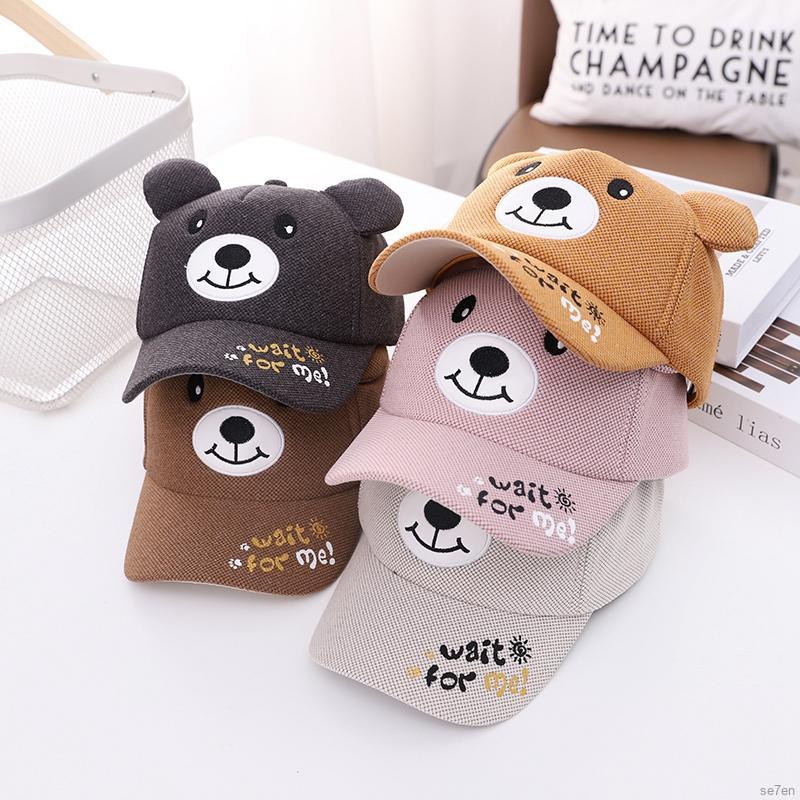 Mũ lưỡi trai in chữ thiết kế cá tính cho trẻ nhỏ 4-8 tuổi