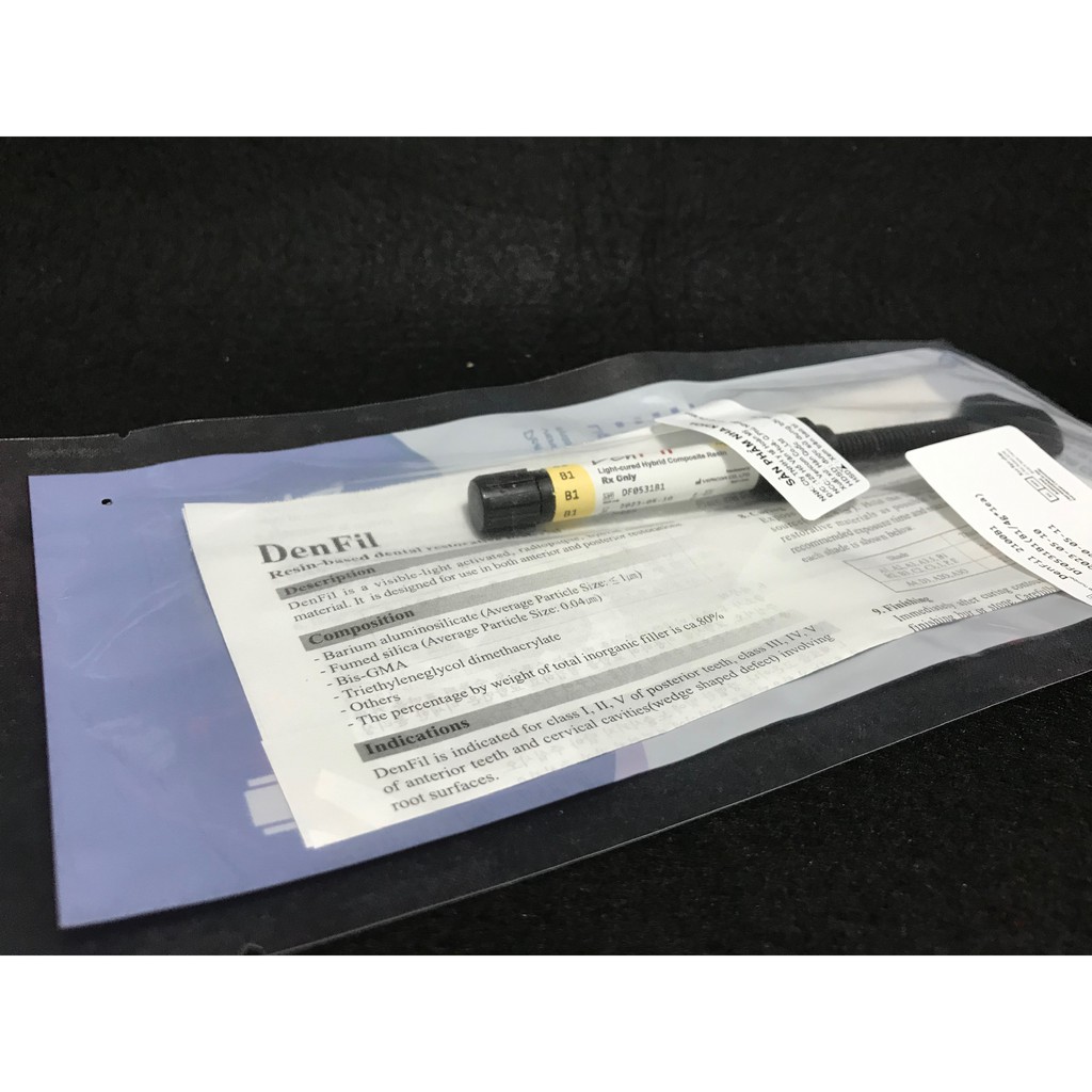 Vật liệu trám răng - Composite Denfil Đặc Tuýt 4g (Bệnh nhân không dùng tại nhà)