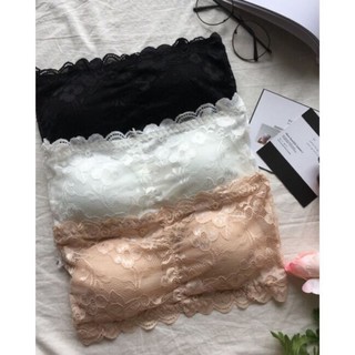 Áo bra ren 2 màu trắng, be