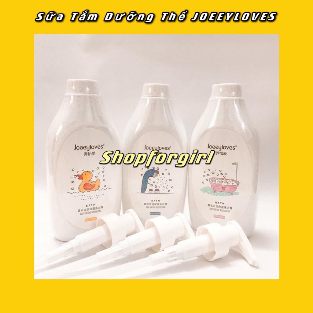 Sữa Tắm Dưỡng Thể JOEEYLOVES Siêu Thơm 500 ml