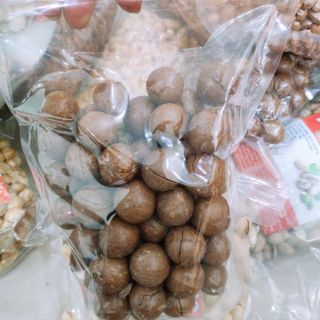 500g mắc ca sấy nứt vỏ kèm khía tách