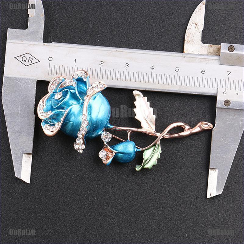 Ghim Cài Áo Hình Hoa Hồng Sang Trọng