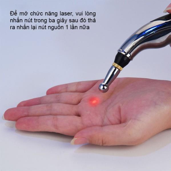 Bút Dò Huyệt Xung Điện Trị Liệu HM-X75, Máy Mát Xa Xung Điện Trị Liệu, Bút Massage Châm Cứu