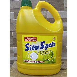 Rửa chén can Lix siêu sạch chanh 3,6kg
