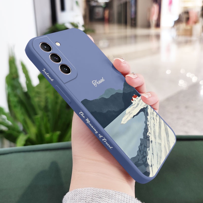 Ốp Điện Thoại Cảm Giác Thoải Mái Cho Samsung Galaxy S21 S20 FE Ultra Plus