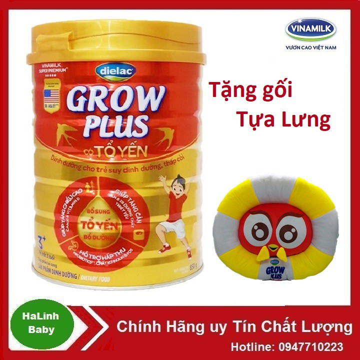 Sữa Growplus Grow plus Tổ Yến 3+ 850g [Cho trẻ từ 3 tuổi trở lên]