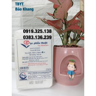 Gạc miếng An lành 100 c/gói , không vô trùng