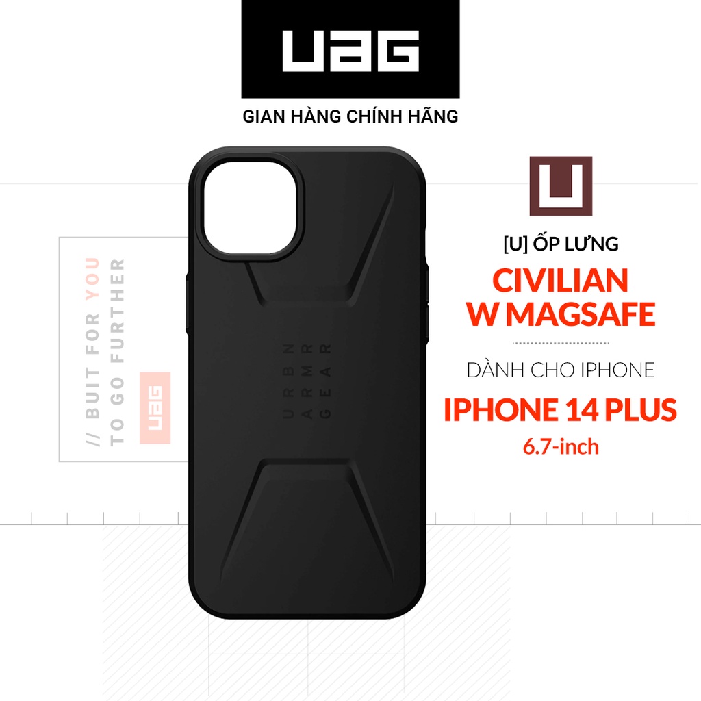 Ốp Lưng UAG CIVILIAN W MAGSAFE Cho iPhone 14 Plus [6.7 INCH]