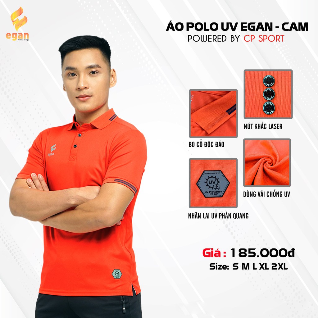 Áo Polo Egan UV Cao Cấp- Chống Tia UV - Đủ Màu - Chính Hãng Giá Tốt