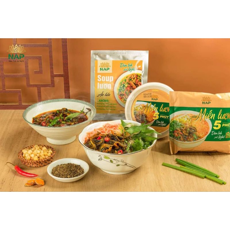 Combo miến lươn + cháo lươn ( 10 gói tặng 2)