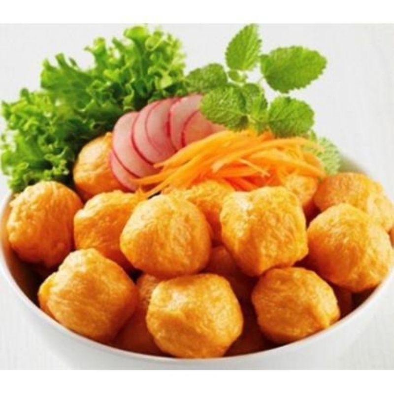 tôm viên surimi ❤NOWSHIP❤ tôm viên chiên gói 500gr loại ngon. đồ viên chiên, thả lẩu