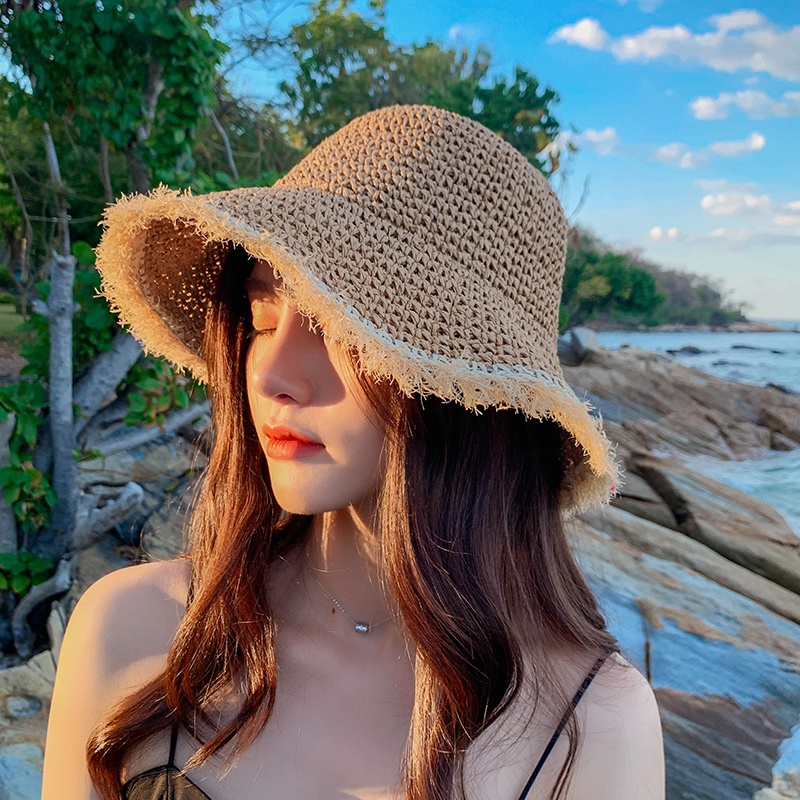 Nón Vành Đan Rơm Phong Cách Hàn Quốc Thời Trang Cho Nữ