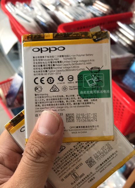 Pin Oppo F9 (BLP:681) Zin Hàng Cao Cấp