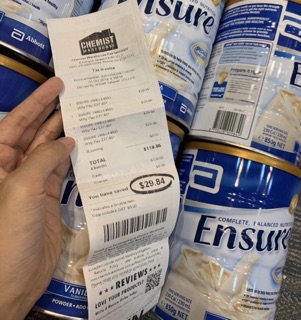 Sữa Ensure Úc Hộp 850g (date mới nhất)